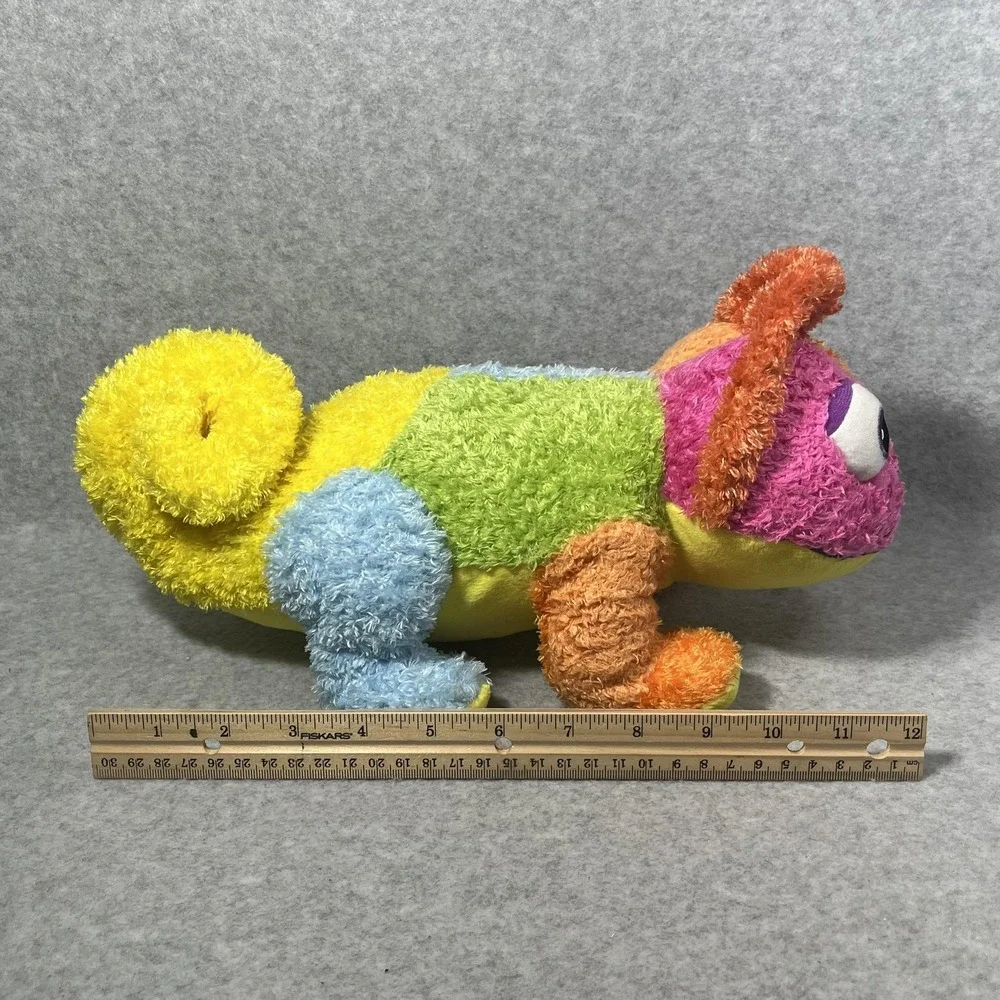 Colorful Chameleon Plush 12